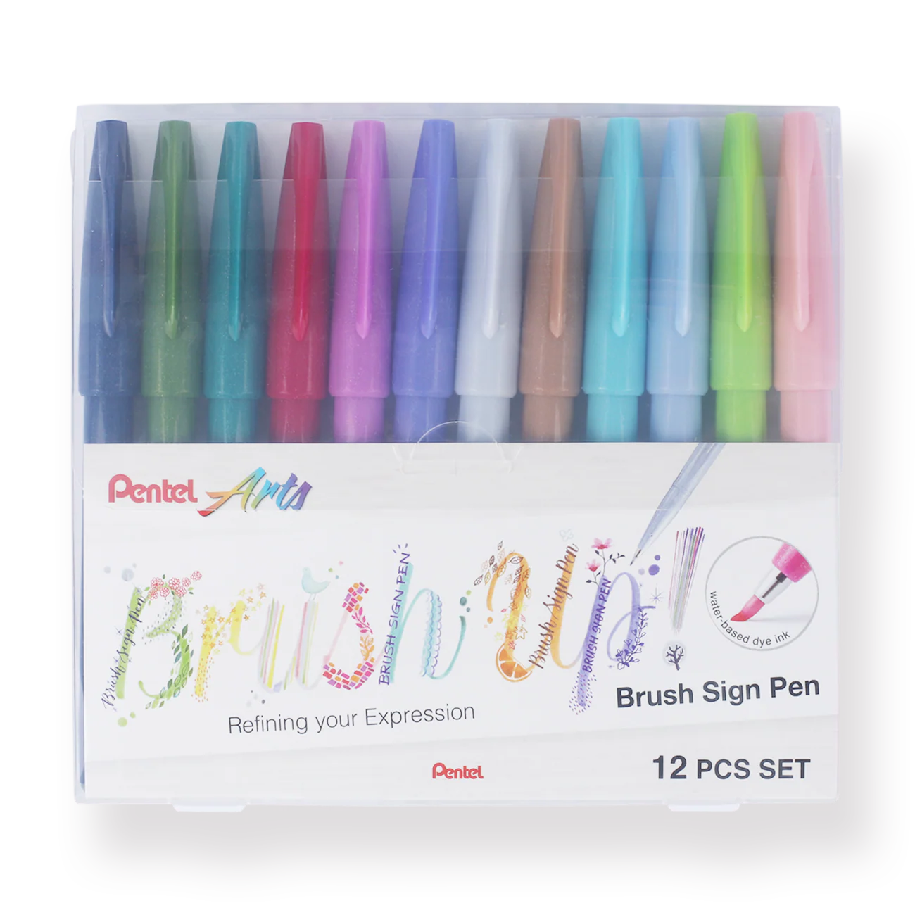 Pentel Fude Touch Brush Sign Pen - 2020 New Colors